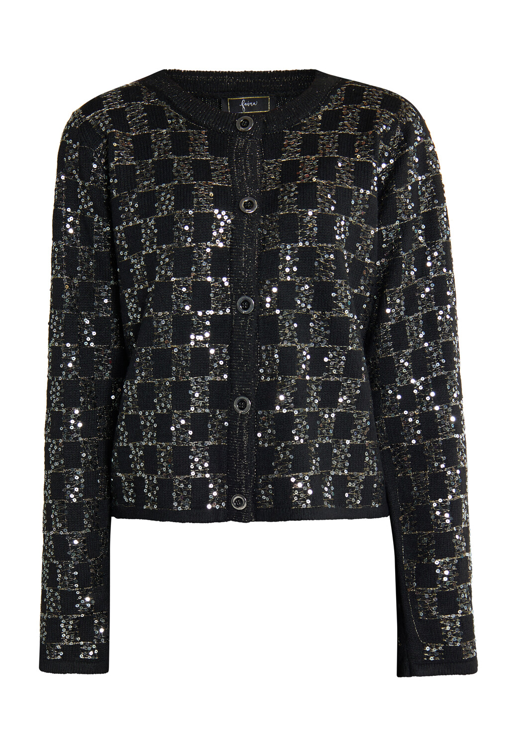 Толстовка faina Strickjacke, черный
Толстовка faina Strickjacke, черный