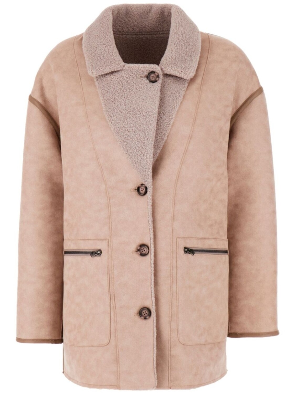 Двусторонняя куртка из искусственной овчины Urbancode, нейтральный цвет
Двусторонняя куртка из искусственной овчины Urbancode, нейтральный цвет