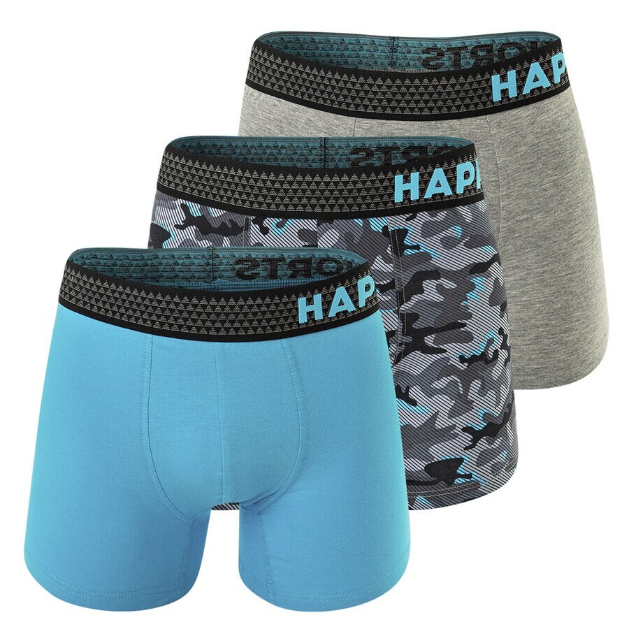 Трусы Happy Shorts Boxer shorts, цвет light blue/light grey/dark grey/mottled grey
Трусы Happy Shorts Boxer shorts, цвет light blue/light grey/dark grey/mottled grey