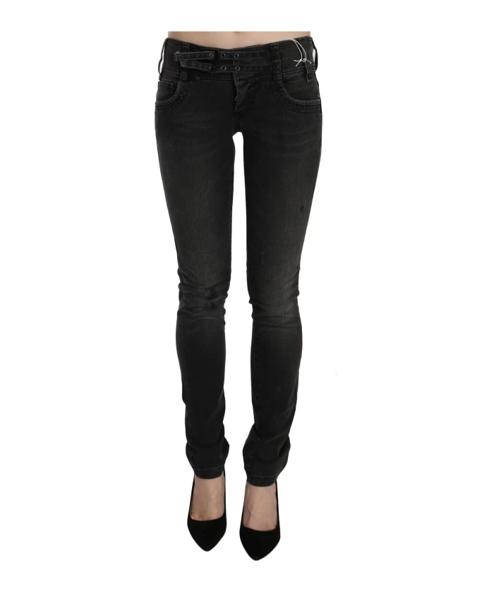 Черные джинсы-скинни облегающего кроя, черные, с эффектом потертости. John Galliano, черный
Черные джинсы-скинни облегающего кроя, черные, с эффектом потертости. John Galliano, черный