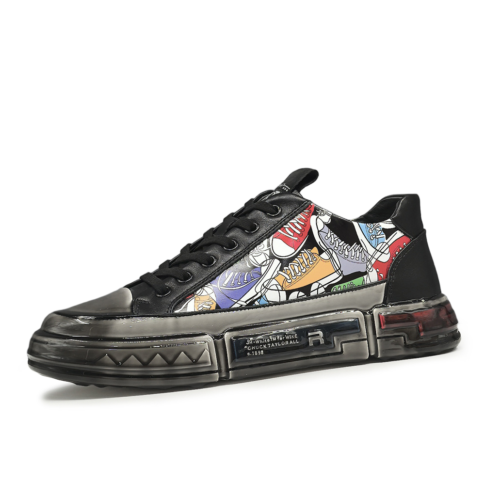 SENJIALUO Износостойкие дышащие противоскользящие скейтерские кеды мужские черные, цвет Black
SENJIALUO Износостойкие дышащие противоскользящие скейтерские кеды мужские черные, цвет Black