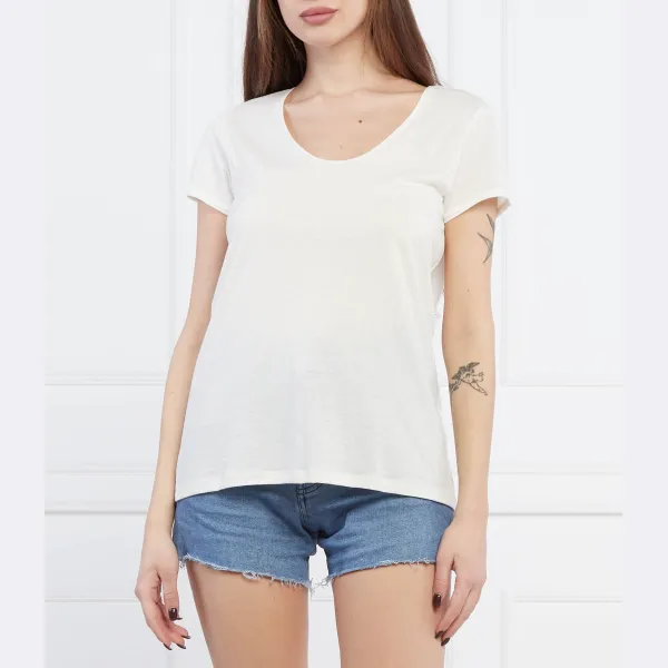 Dazalea Футболка свободного кроя с добавлением белья Hugo, белый 
Dazalea Футболка свободного кроя с добавлением белья Hugo, белый