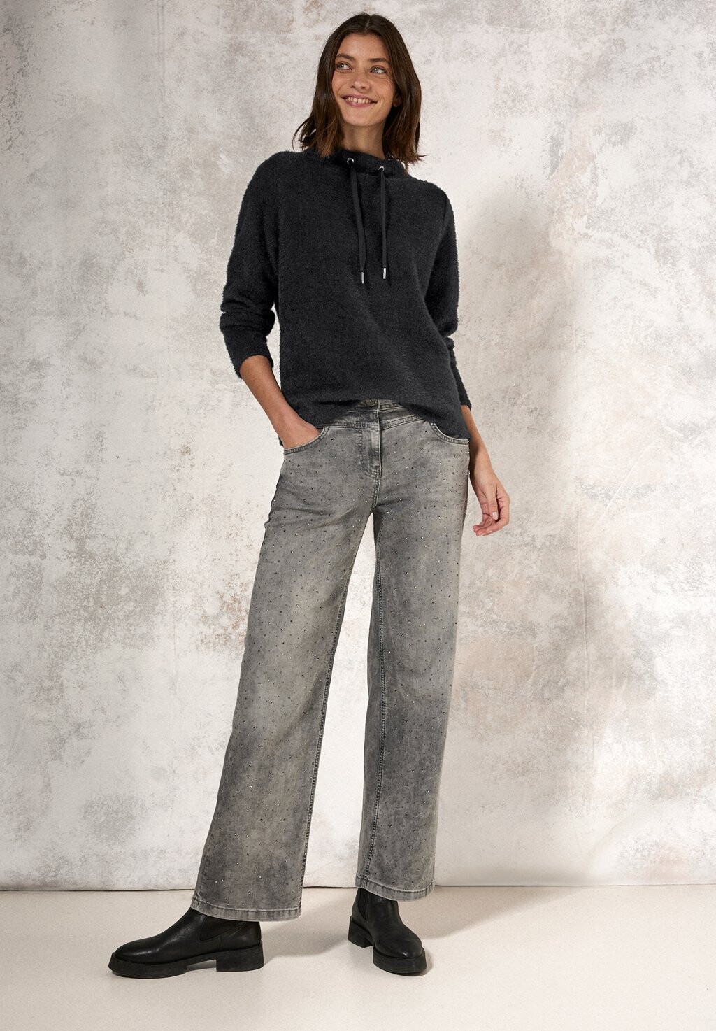 Топ с длинными рукавами Cecil, черный
Топ с длинными рукавами Cecil, черный