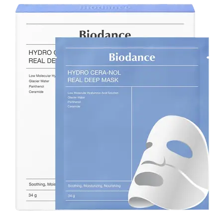 Маска Hydro Cera-Nol Real Deep Mask - 1 коробка 34 г x 4 шт. Biodance
Маска Hydro Cera-Nol Real Deep Mask - 1 коробка 34 г x 4 шт. Biodance