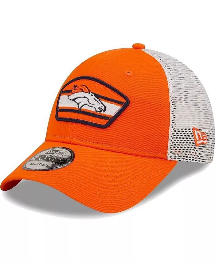 Мужская оранжево-белая кепка с логотипом Denver Broncos Trucker 9FORTY Snapback New Era
Мужская оранжево-белая кепка с логотипом Denver Broncos Trucker 9FORTY Snapback New Era
