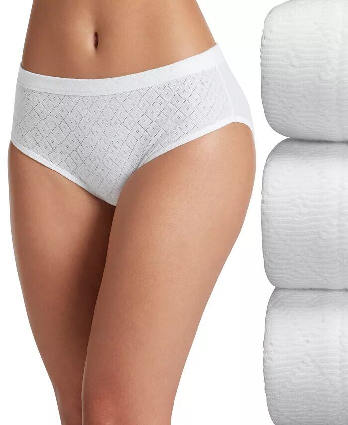 Комплект нижнего белья Elance Breathe Hipster, 3 шт., 1540, также доступен в расширенных размерах Jockey, белый
Комплект нижнего белья Elance Breathe Hipster, 3 шт., 1540, также доступен в расширенных размерах Jockey, белый