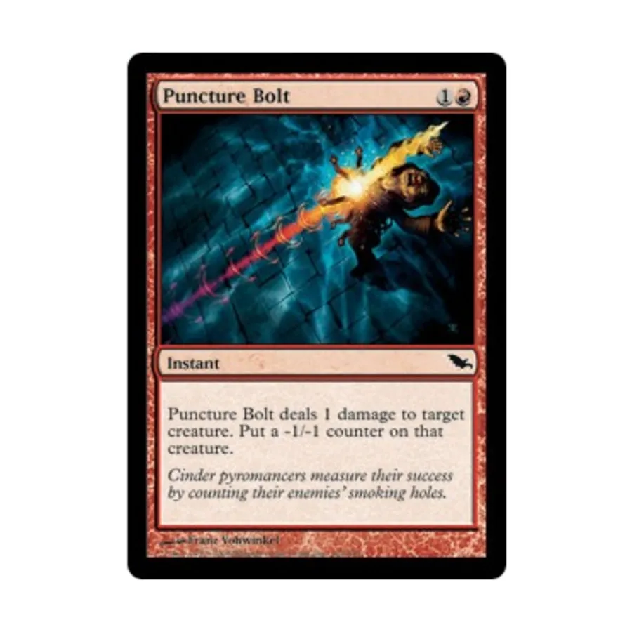 CCG Проколотый болт (С), MTG - Shadowmoor
CCG Проколотый болт (С), MTG - Shadowmoor