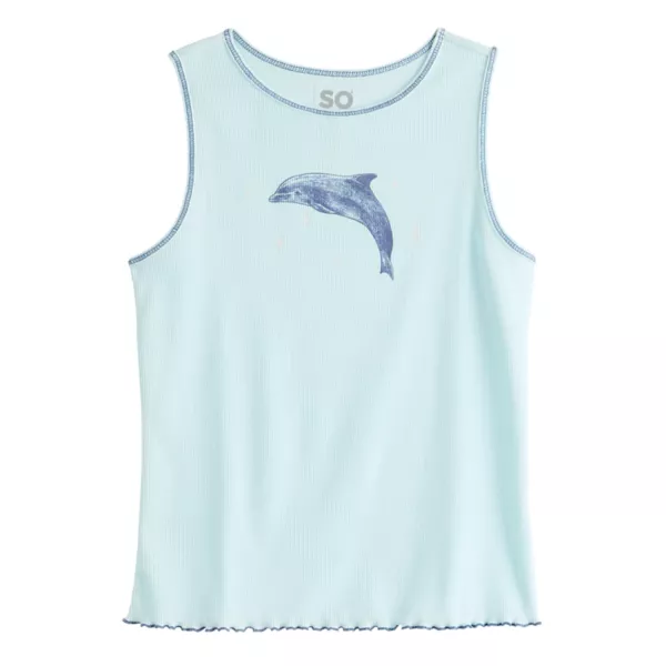 Майка с ребристым принтом для девочек 6-20 лет, стандартного и большого размера So, цвет leaping dolphin
Майка с ребристым принтом для девочек 6-20 лет, стандартного и большого размера So, цвет leaping dolphin