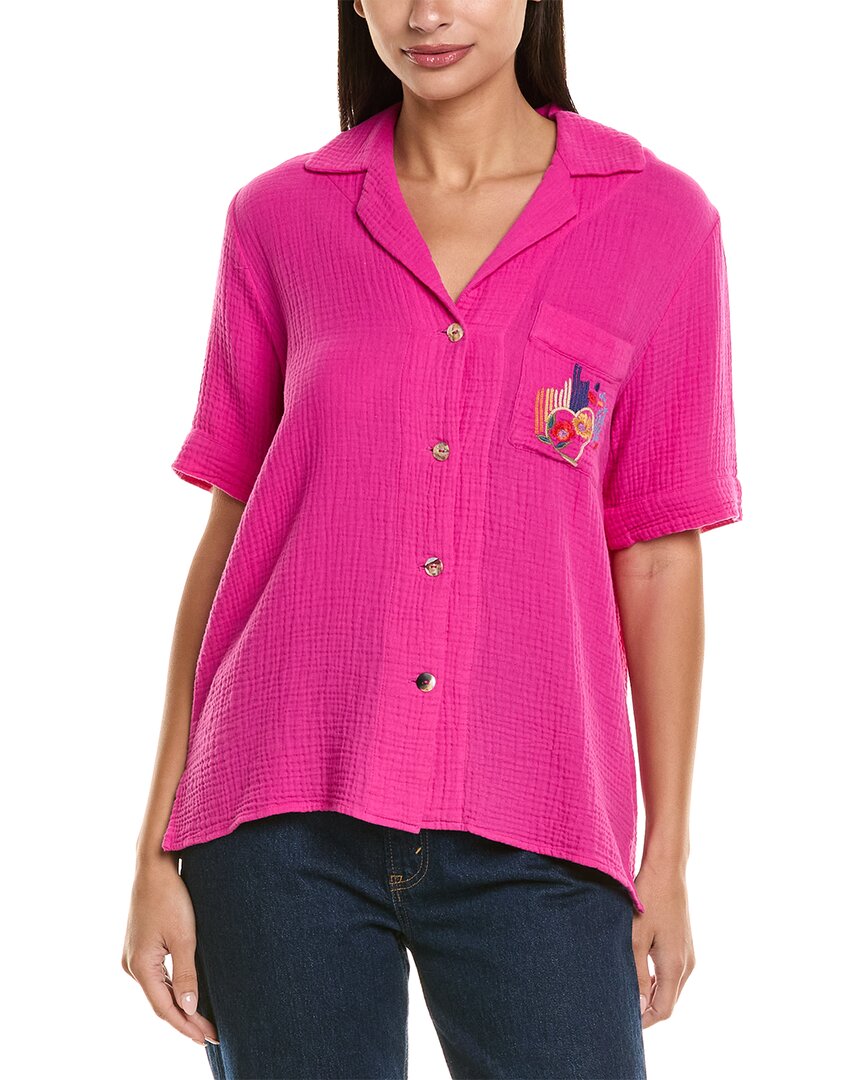 Джонни Уос Желание Газовая Лагерная Рубашка Johnny Was, розовый
Джонни Уос Желание Газовая Лагерная Рубашка Johnny Was, розовый