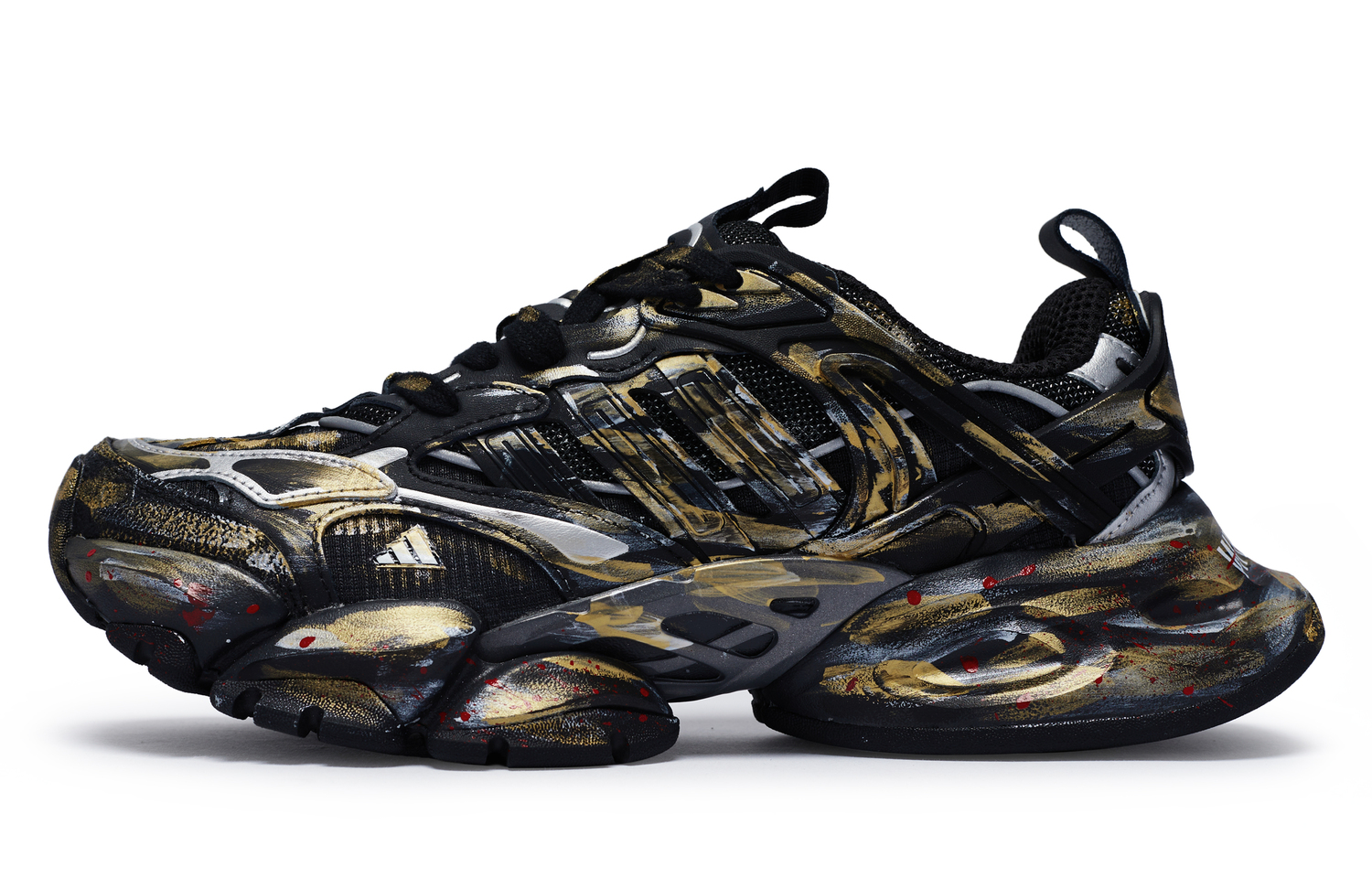 Adidas Кроссовки для белья Low-Top Unisex Black/Gold Silver
Adidas Кроссовки для белья Low-Top Unisex Black/Gold Silver