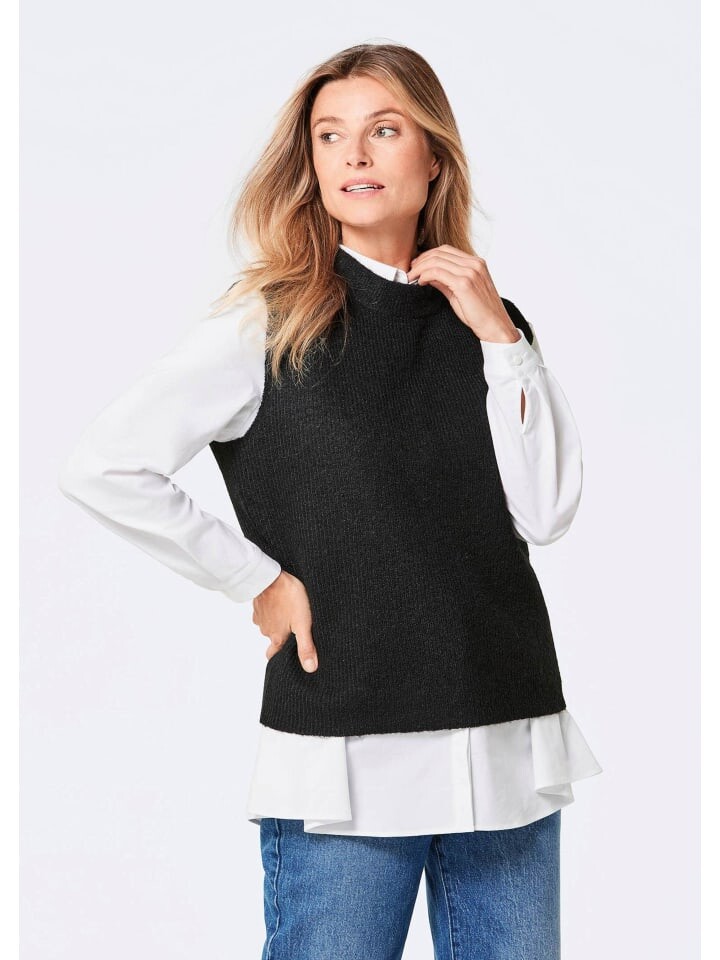 Пуловер GOLDNER Pullunder, черный
Пуловер GOLDNER Pullunder, черный