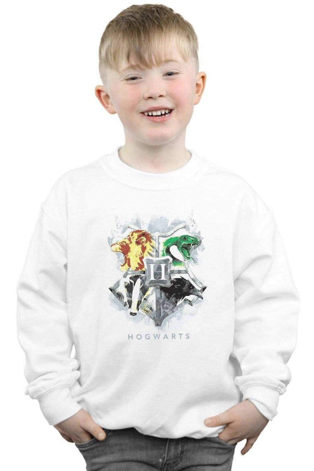 Толстовка с нарисованным гербом Хогвартса Harry Potter, белый
Толстовка с нарисованным гербом Хогвартса Harry Potter, белый