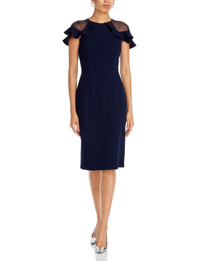 Коктейльное платье с оборками на рукавах Eliza J
Коктейльное платье с оборками на рукавах Eliza J