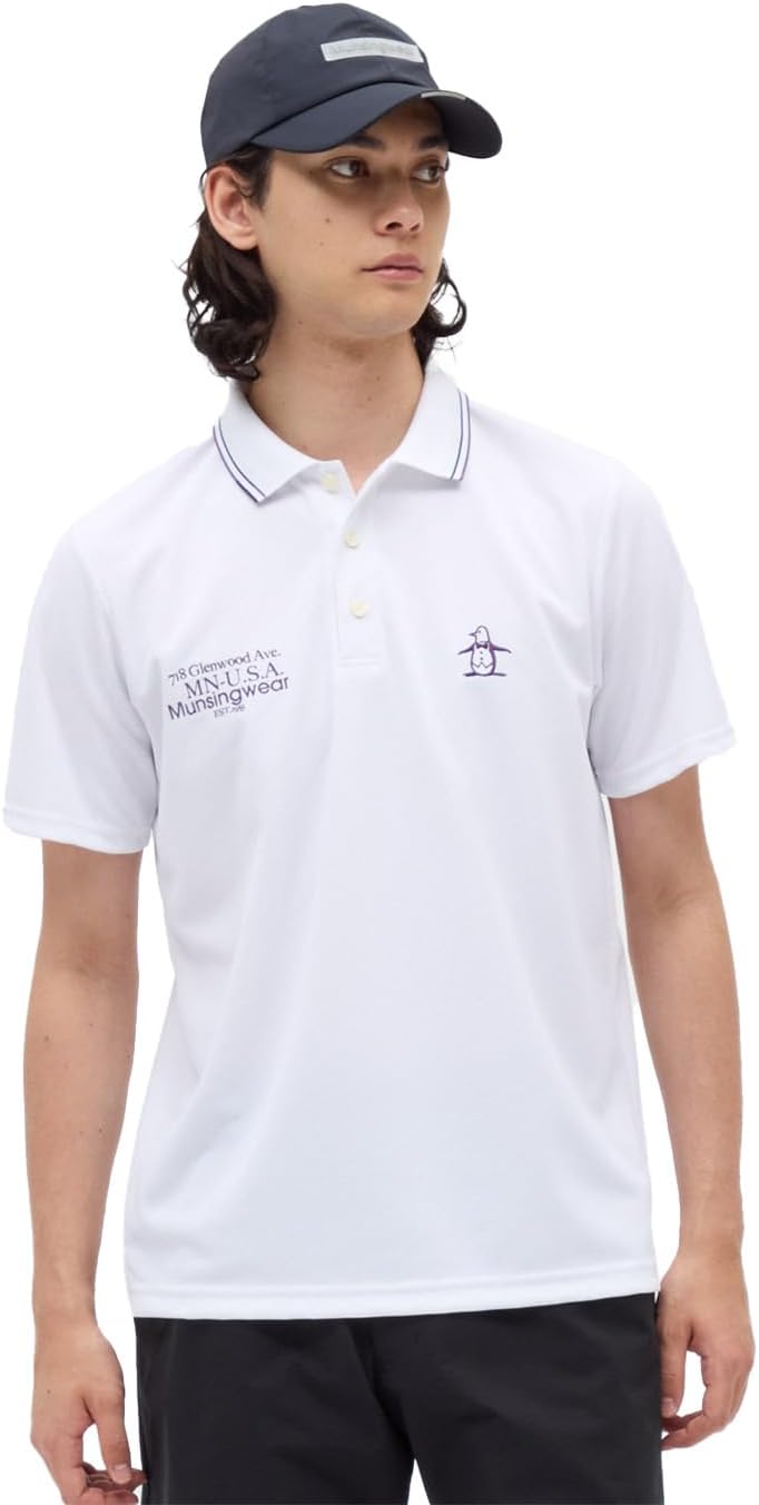 Мужская рубашка с коротким рукавом Manning Wear MG5FHS53M, поло с воротником, с эффектом охлаждения и теплоизоляции, для игры в гольф Munsingwear, белый
Мужская рубашка с коротким рукавом Manning Wear MG5FHS53M, поло с воротником, с эффектом охлаждения и теплоизоляции, для игры в гольф Munsingwear, белый