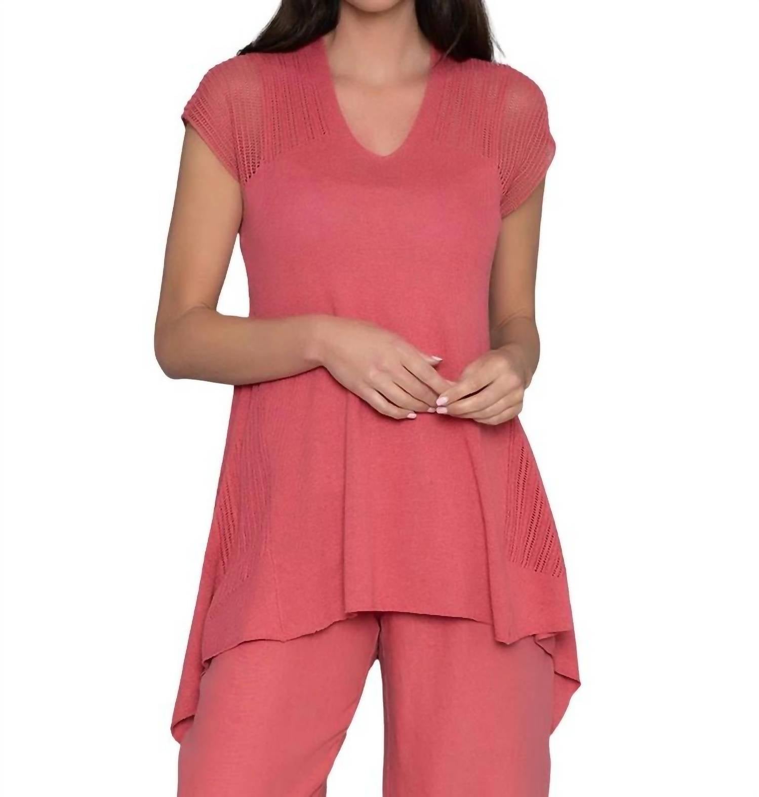 Свитер с последним штрихом в ягодном цвете Stella Carakasi, цвет berry
Свитер с последним штрихом в ягодном цвете Stella Carakasi, цвет berry