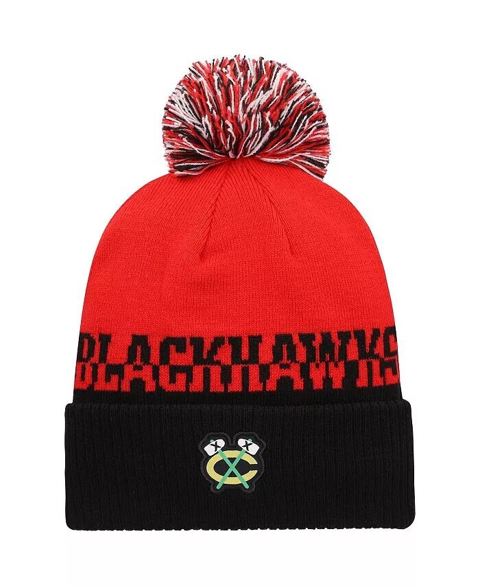 Мужская красно-черная вязаная шапка Chicago Blackhawks Cold dy с манжетами и помпоном Adidas
Мужская красно-черная вязаная шапка Chicago Blackhawks Cold dy с манжетами и помпоном Adidas