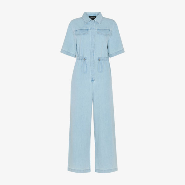 Комбинезон джинсовый Whistles с кулиской на талии, синий
Комбинезон джинсовый Whistles с кулиской на талии, синий