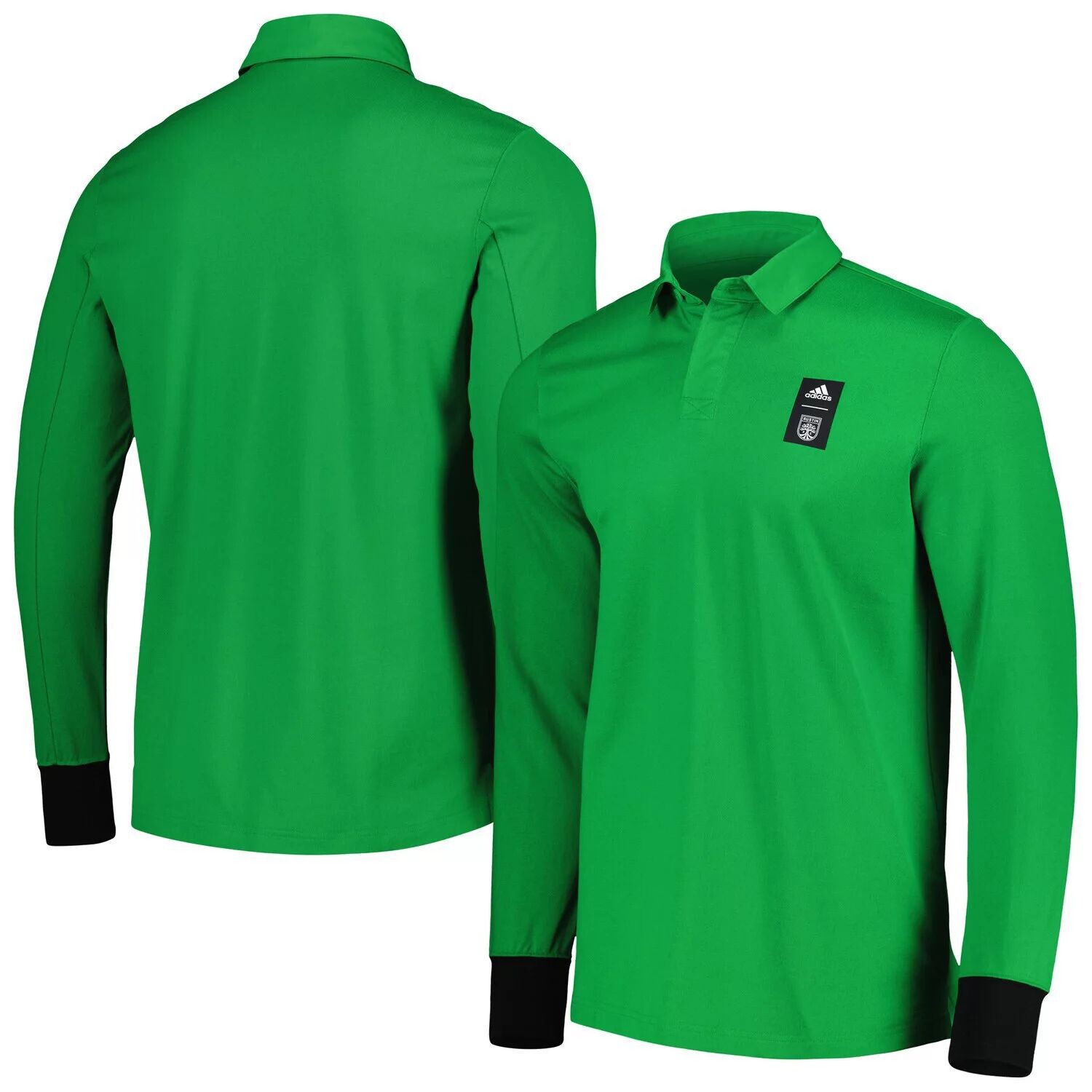 Мужская футболка-поло с длинными рукавами Player Green Austin FC Travel 2023 adidas
Мужская футболка-поло с длинными рукавами Player Green Austin FC Travel 2023 adidas