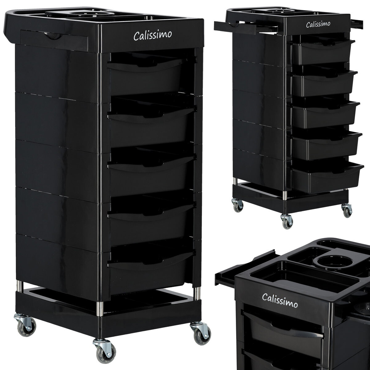 Calissimo, Стол-тележка помощника парикмахера на колесах для окрашивания X103 для шкафа салона красоты с выдвижными ящиками
Calissimo, Стол-тележка помощника парикмахера на колесах для окрашивания X103 для шкафа салона красоты с выдвижными ящиками