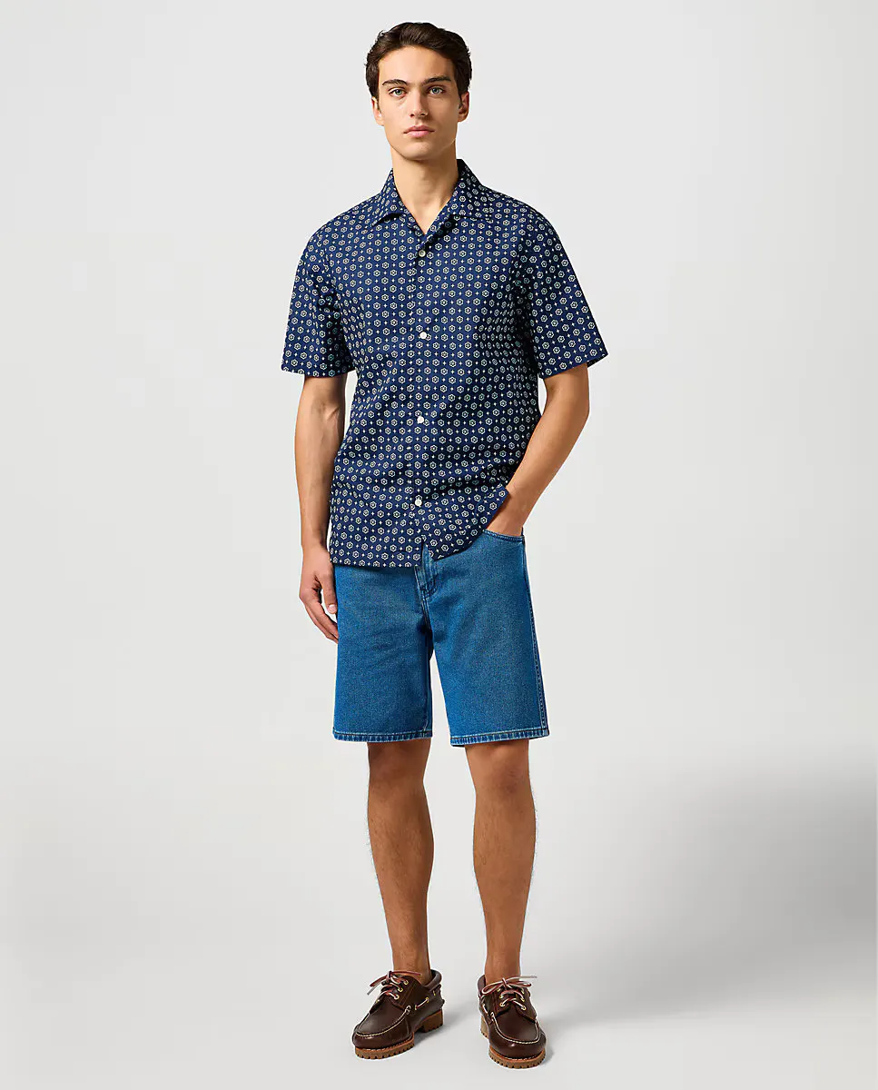 Мужские джинсовые шорты свободного кроя Frontier Wrangler, синий индиго
Мужские джинсовые шорты свободного кроя Frontier Wrangler, синий индиго