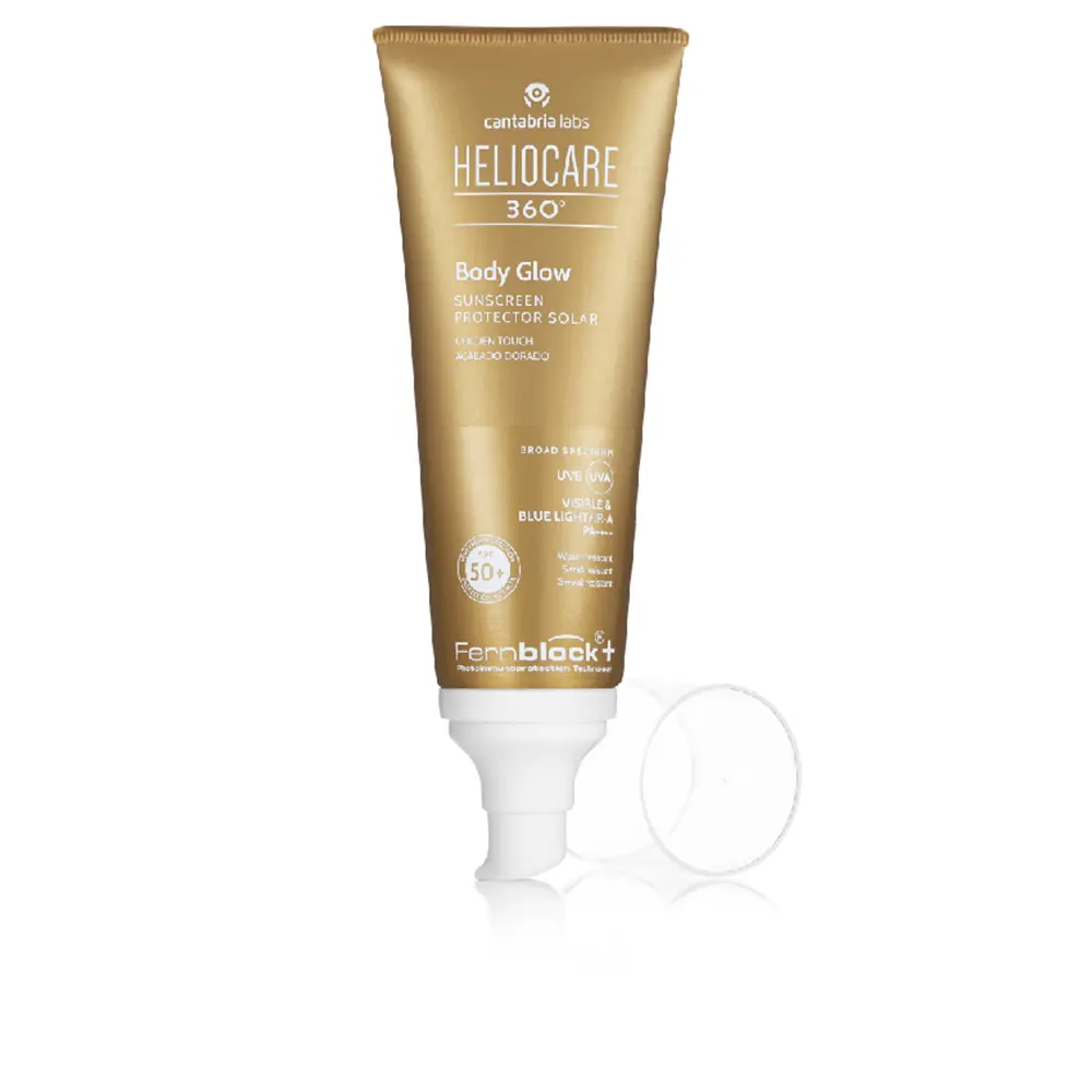 Солнцезащитный крем Heliocare 360º Body Glow Protector Solar Acabado Dorado Spf50+ Cantabria Labs, 100 мл 
Солнцезащитный крем Heliocare 360º Body Glow Protector Solar Acabado Dorado Spf50+ Cantabria Labs, 100 мл