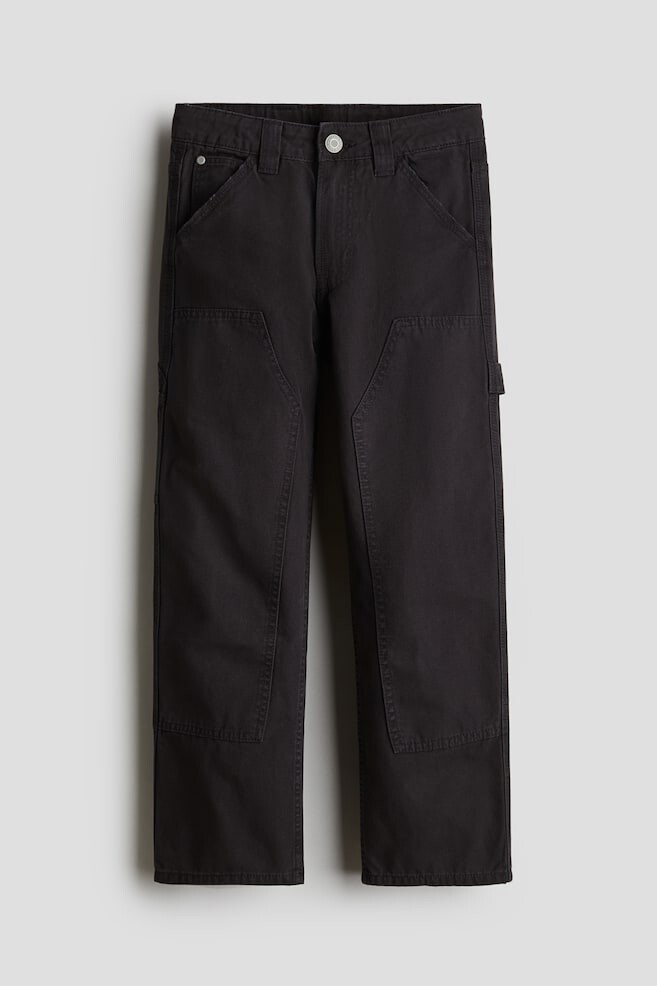 Холщовые брюки свободного покроя H&M, серый
Холщовые брюки свободного покроя H&M, серый