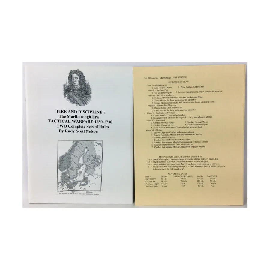 Огонь и дисциплина: эпоха Мальборо, тактическая война 1680-1730 гг., Historical Miniatures Rules (Rudy Scott Nelson)
Огонь и дисциплина: эпоха Мальборо, тактическая война 1680-1730 гг., Historical Miniatures Rules (Rudy Scott Nelson)