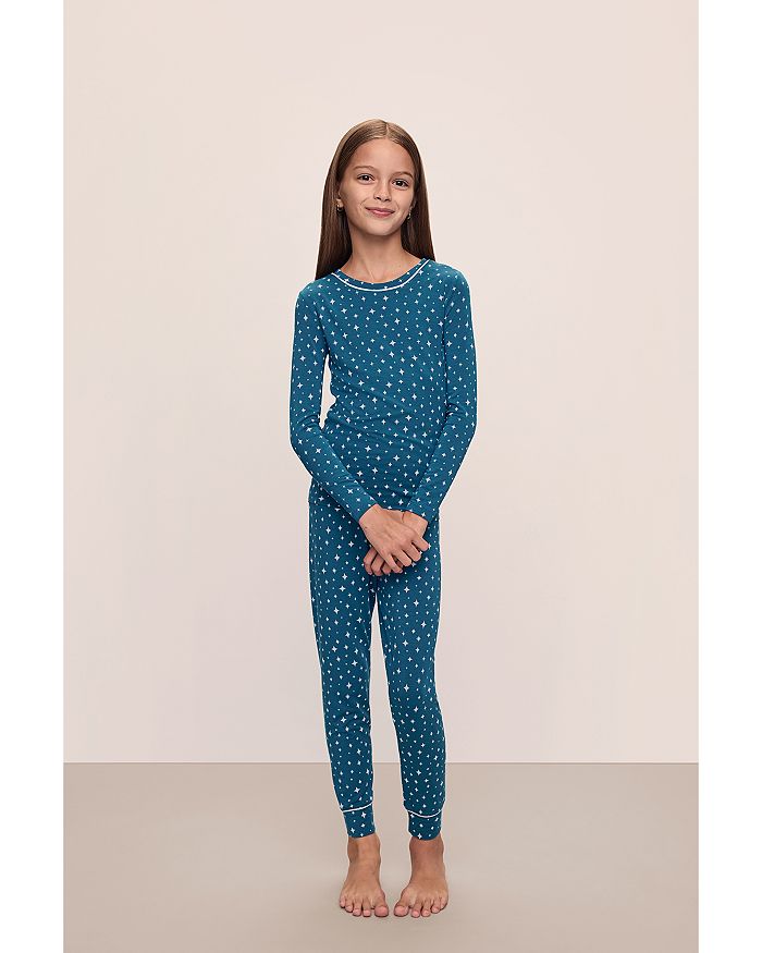 Унисекс пижамный комплект с принтом и длинными рукавами - для малышей и детей постарше Eberjey, синий
Унисекс пижамный комплект с принтом и длинными рукавами - для малышей и детей постарше Eberjey, синий