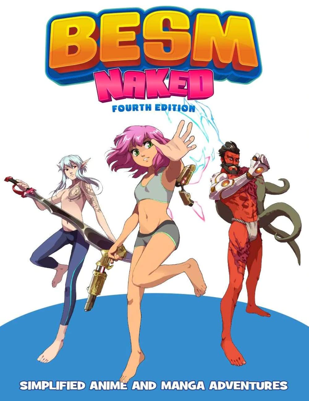 BESM (Big Eyes, Small Mouth) Simplified Anime and Manga Adventures RPG Naked Edition (Dyskami Publishing)
BESM (Big Eyes, Small Mouth) Simplified Anime and Manga Adventures RPG Naked Edition (Dyskami Publishing)