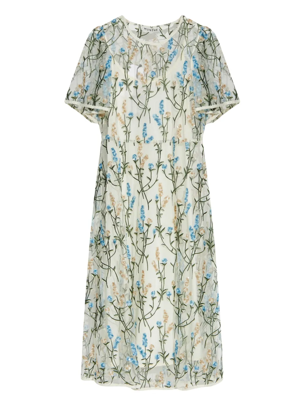 Платье с цветочной вышивкой MUNTHE, белый
Платье с цветочной вышивкой MUNTHE, белый
