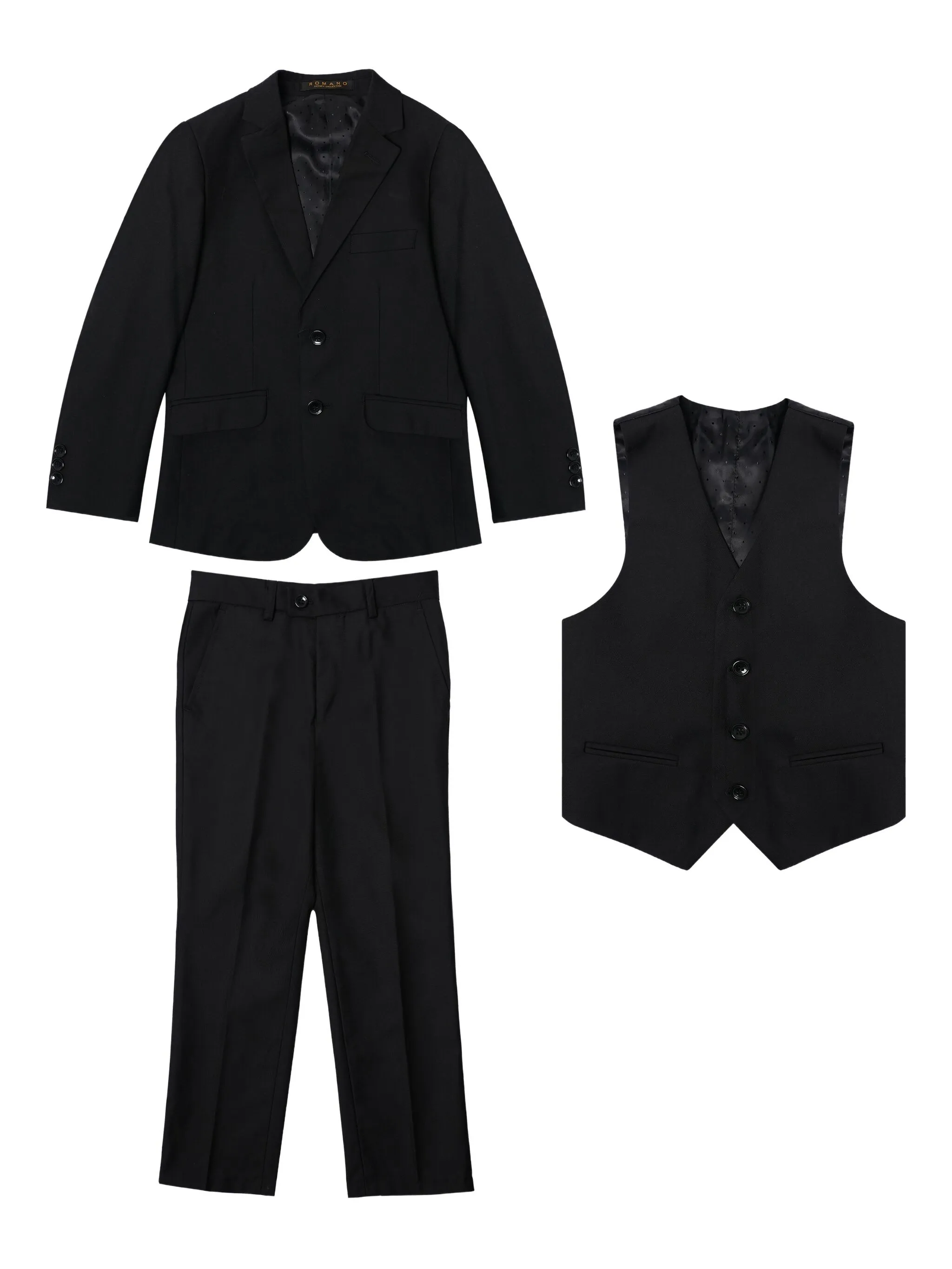 Брюки строгого кроя Romano Kids, черный
Брюки строгого кроя Romano Kids, черный