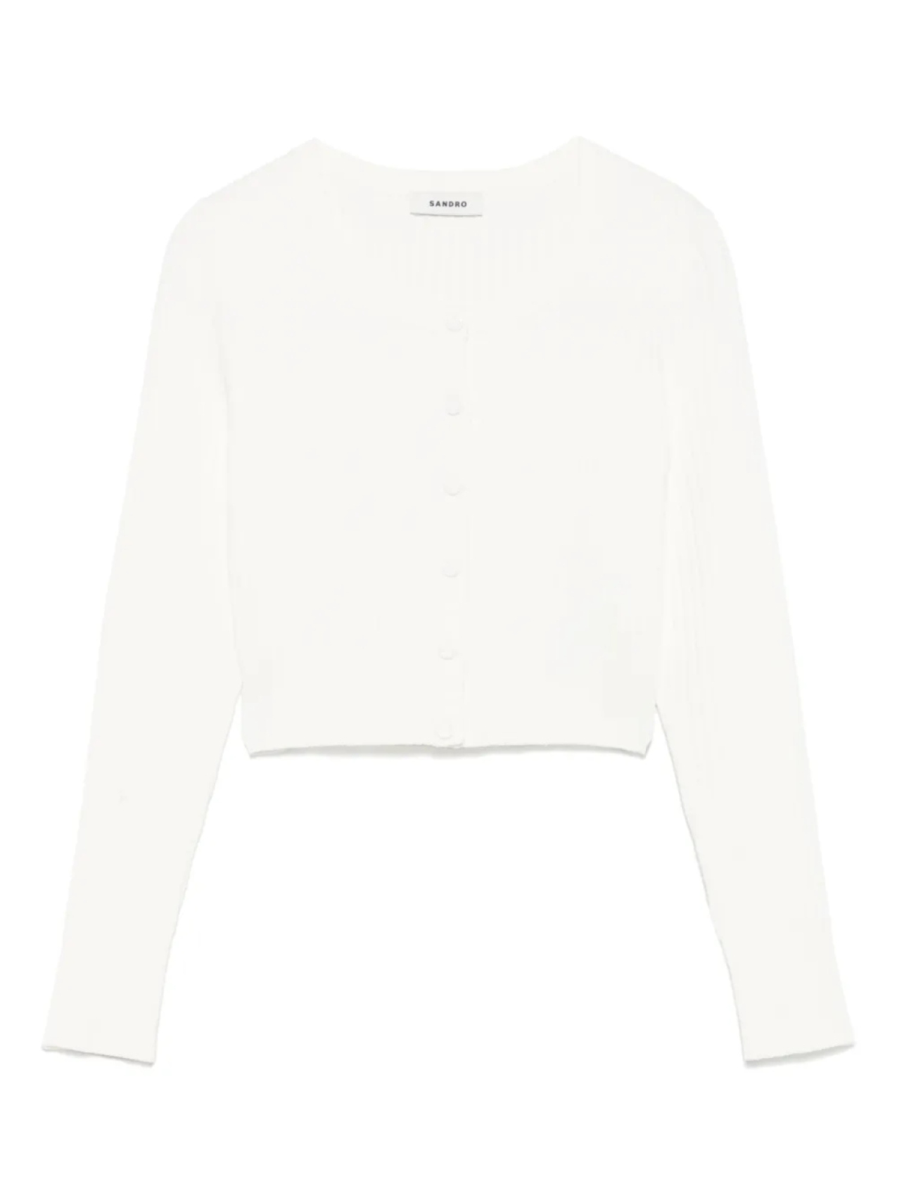 SANDRO кардиган в рубчик, нейтральный
SANDRO кардиган в рубчик, нейтральный