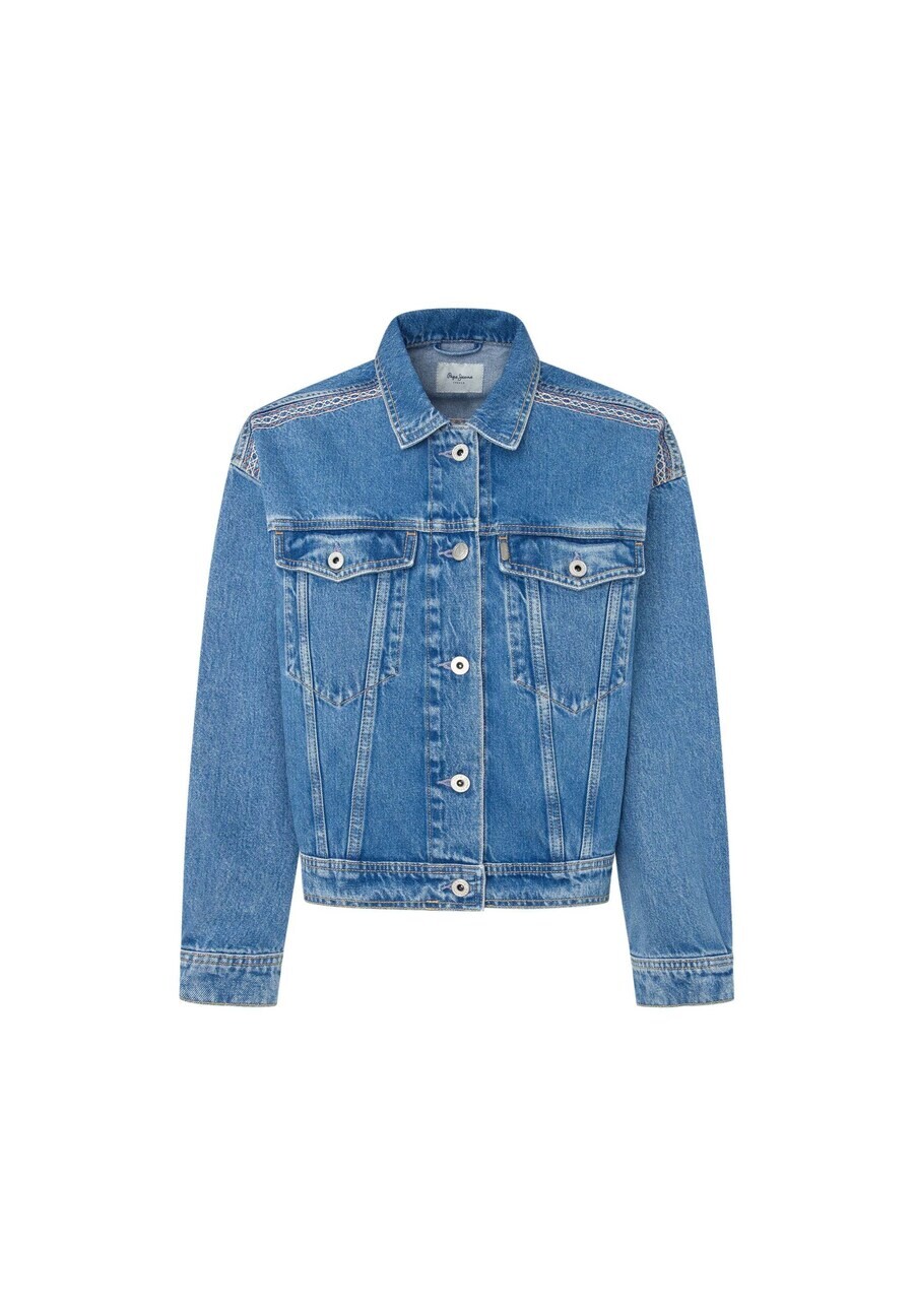 Джинсовая куртка Pepe Jeans Between-Season Jacket, синий деним 
Джинсовая куртка Pepe Jeans Between-Season Jacket, синий деним