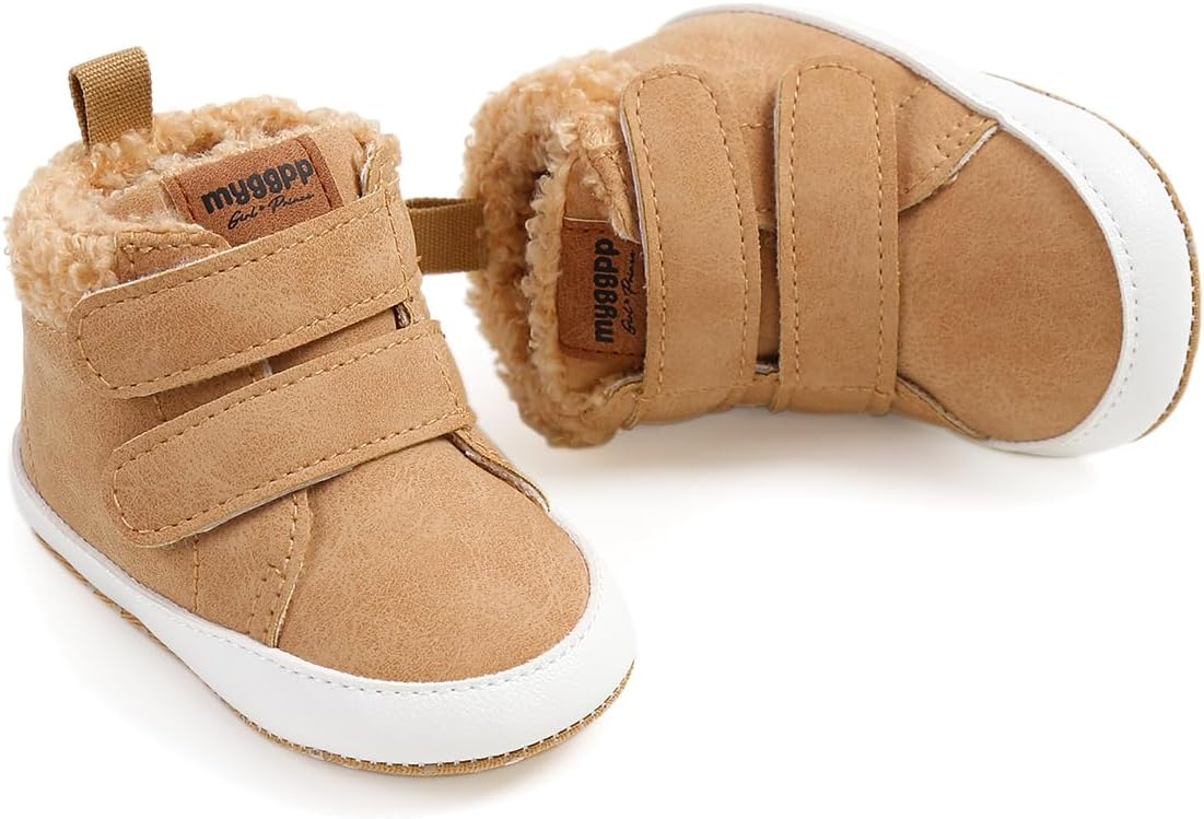 HsdsBebe Детские ботиночки для малышей, для мальчиков и девочек, с флисом, с противоскользящей резиновой подошвой, кроссовки для малышей, обувь для новорожденных и прогулок, A02/Apricot
HsdsBebe Детские ботиночки для малышей, для мальчиков и девочек, с флисом, с противоскользящей резиновой подошвой, кроссовки для малышей, обувь для новорожденных и прогулок, A02/Apricot