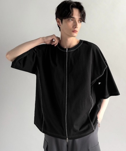 Футболка свободного кроя, двусторонняя, с двойной молнией Classical Origin, черный
Футболка свободного кроя, двусторонняя, с двойной молнией Classical Origin, черный