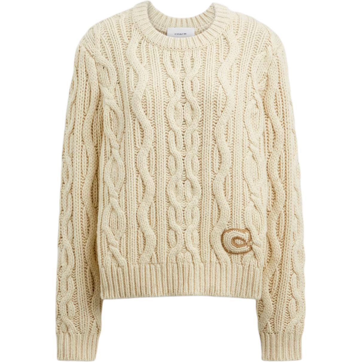 Свитер Women's Cream COACH, кремовый
Свитер Women's Cream COACH, кремовый