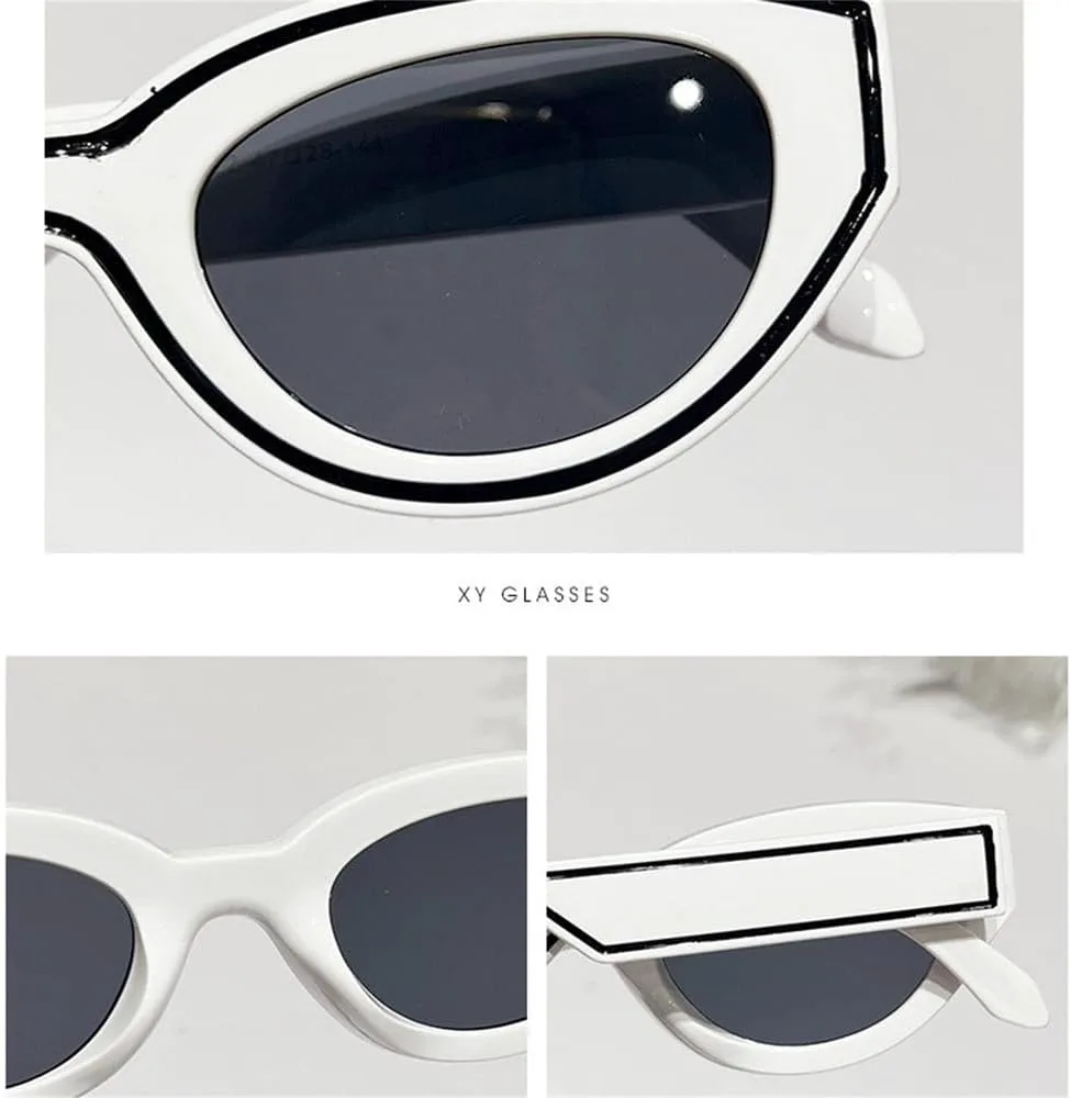 Солнцезащитные очки овальной формы для женщин и мужчин, с поликарбонатными линзами, в винтажном повседневном стиле, с защитой от УФ-излучения UV400 VFDHN, C7
Солнцезащитные очки овальной формы для женщин и мужчин, с поликарбонатными линзами, в винтажном повседневном стиле, с защитой от УФ-излучения UV400 VFDHN, C7