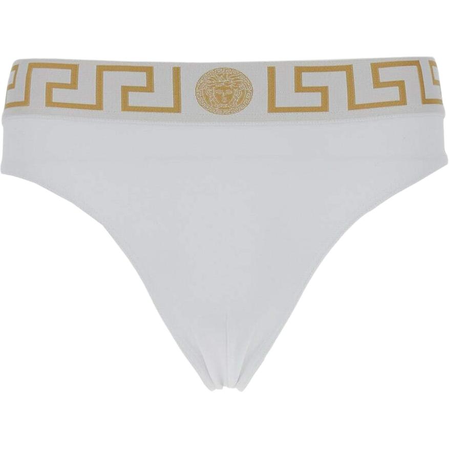 Грека бордер шлепанцы VERSACE, белый
Грека бордер шлепанцы VERSACE, белый