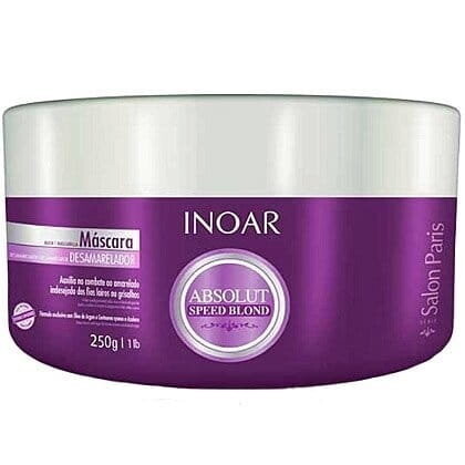 Маска для светлых волос после кератинового выпрямления, 250мл Inoar Absolut Speed Blond
Маска для светлых волос после кератинового выпрямления, 250мл Inoar Absolut Speed Blond