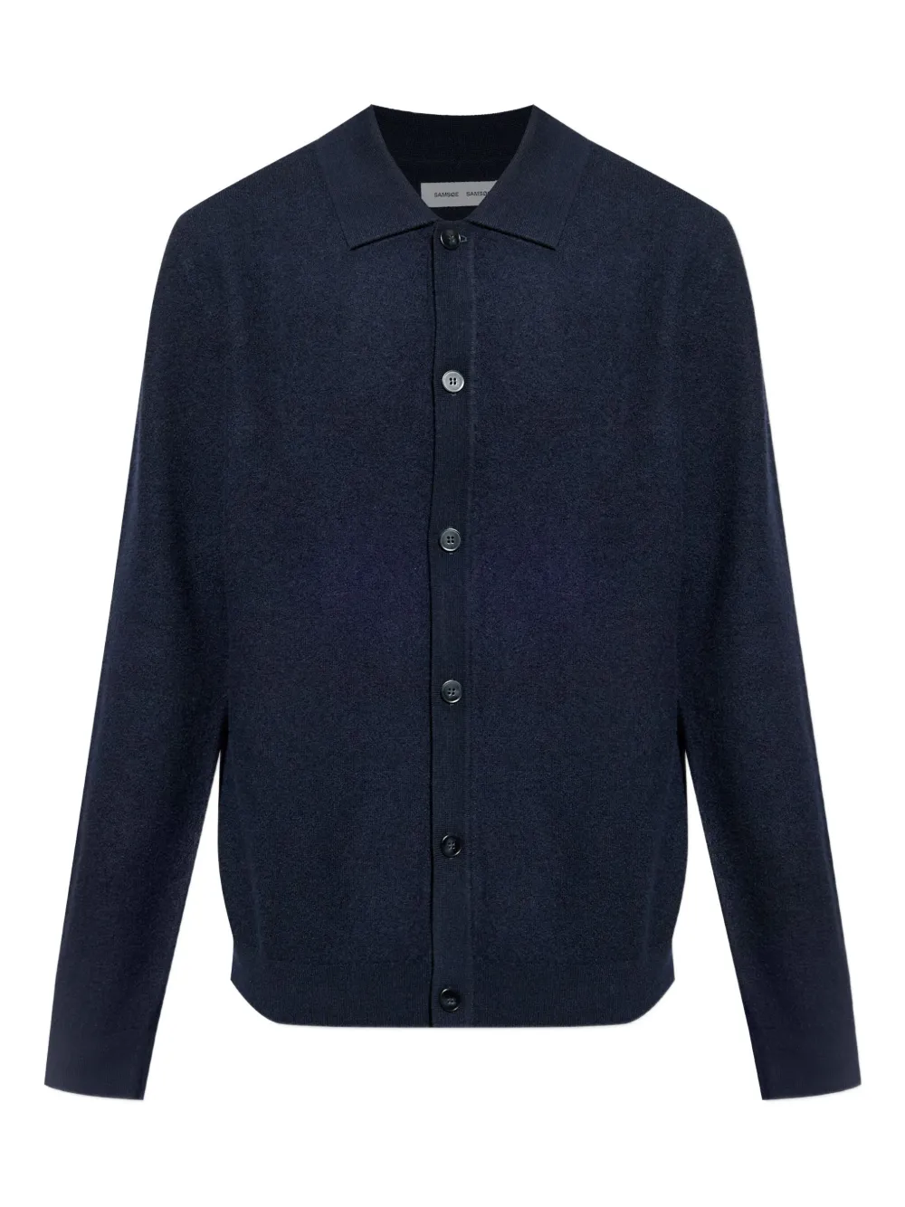 Кардиган с воротником-поло и пуговицами SAMSOE SAMSOE, синий
Кардиган с воротником-поло и пуговицами SAMSOE SAMSOE, синий