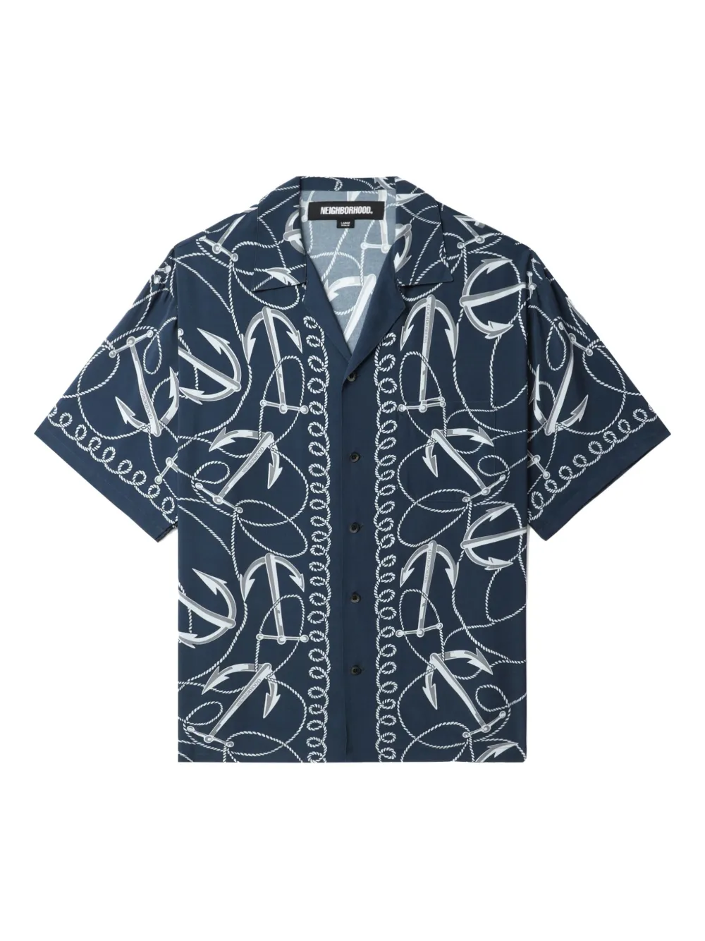 Рубашка с коротким рукавом Neighborhood, синий 
Рубашка с коротким рукавом Neighborhood, синий