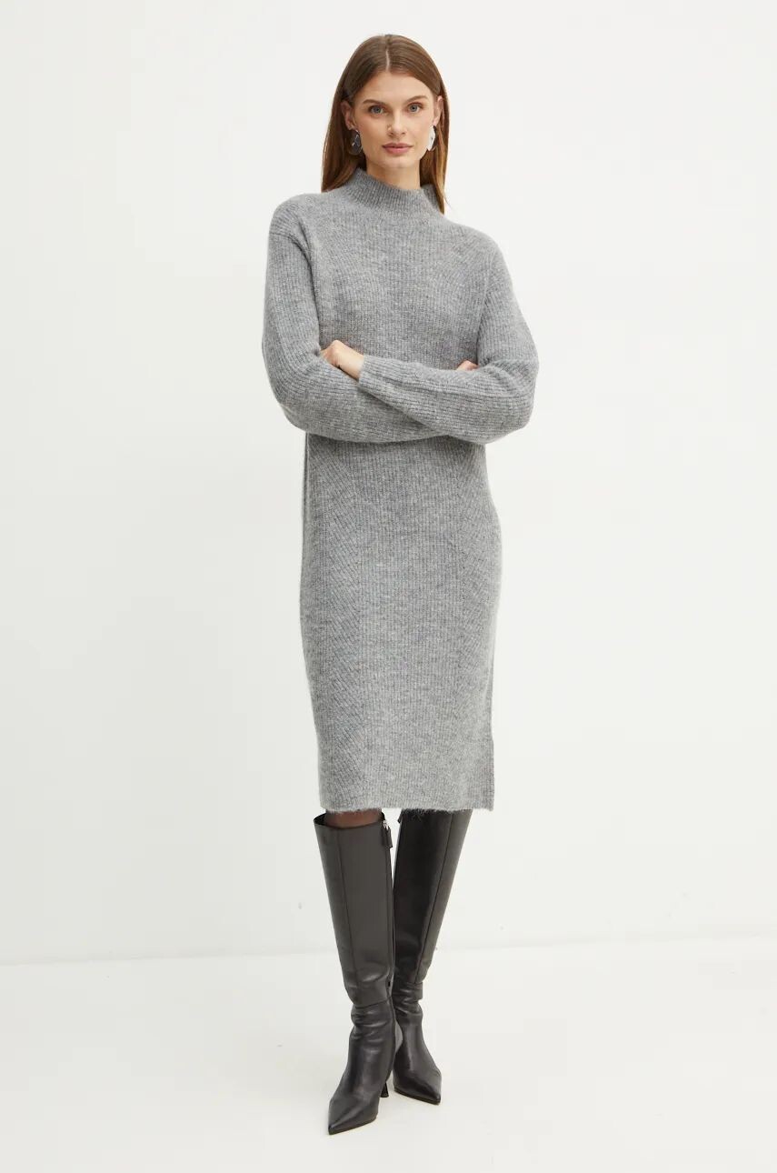 Платье Boss Orange из шерсти, серый
Платье Boss Orange из шерсти, серый