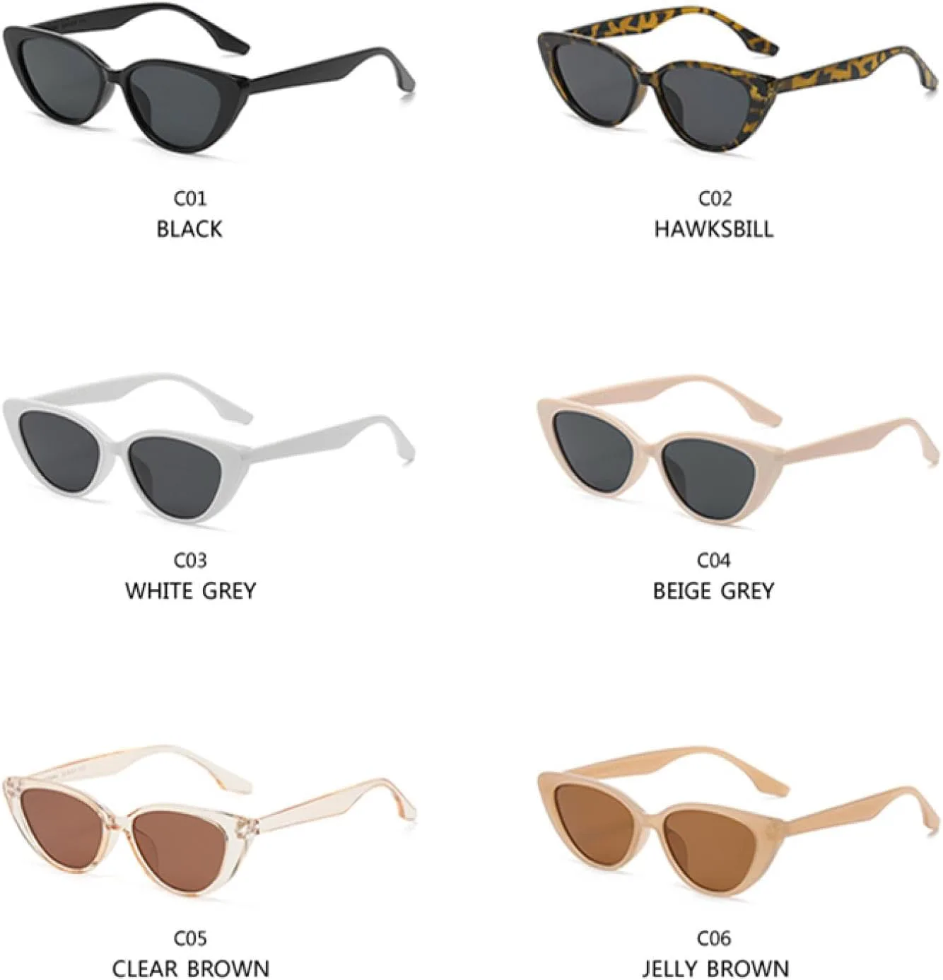 Солнцезащитные очки с защитой от УФ-излучения UV400 | «Кошачий глаз» | Для женщин и мужчин | Для занятий спортом на открытом воздухе и вождения DSVIGF, Jelly Brown
Солнцезащитные очки с защитой от УФ-излучения UV400 | «Кошачий глаз» | Для женщин и мужчин | Для занятий спортом на открытом воздухе и вождения DSVIGF, Jelly Brown