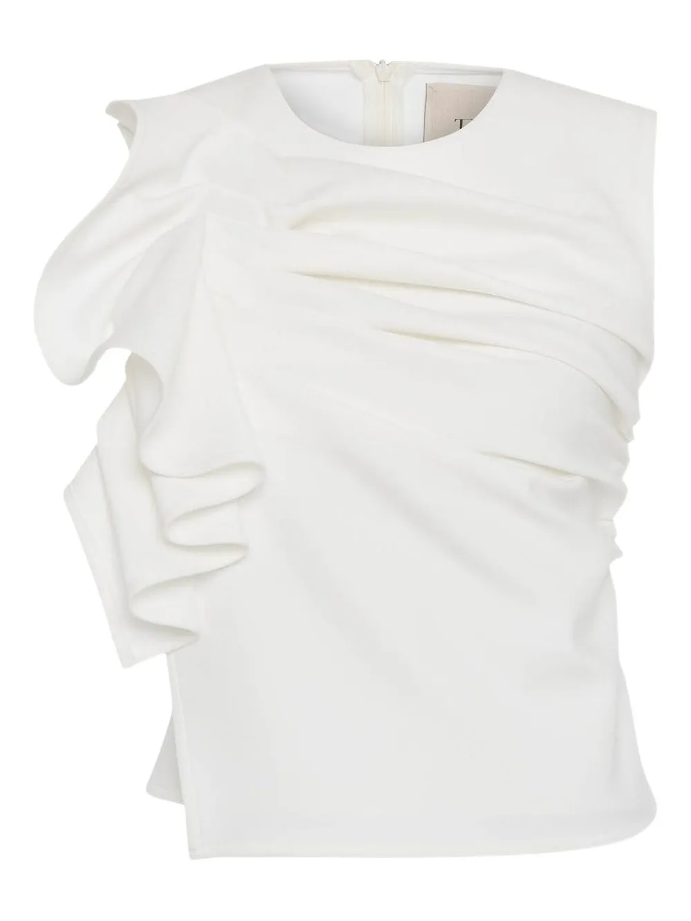 Топ с драпировкой и оборками Theo By Tim Van Steenbergen, белый
Топ с драпировкой и оборками Theo By Tim Van Steenbergen, белый