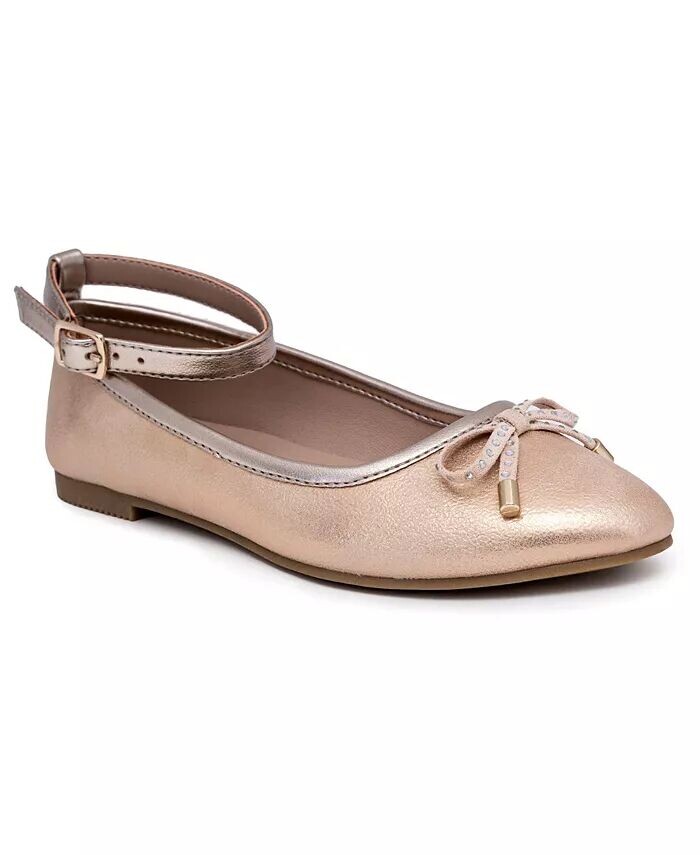 Туфли Lanna с круглым носком и ремешком на щиколотке для маленьких девочек Sugar, черный
Туфли Lanna с круглым носком и ремешком на щиколотке для маленьких девочек Sugar, черный