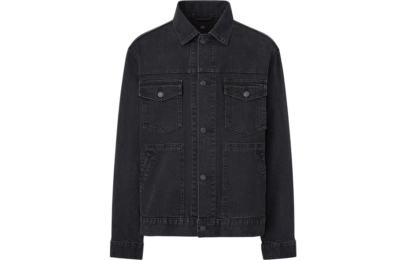 Мужская джинсовая куртка UNIQLO, 08 темно-серый
Мужская джинсовая куртка UNIQLO, 08 темно-серый