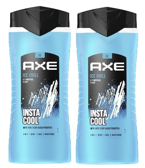 Гель для душа, 2x400мл Axe, Ice Chill
Гель для душа, 2x400мл Axe, Ice Chill