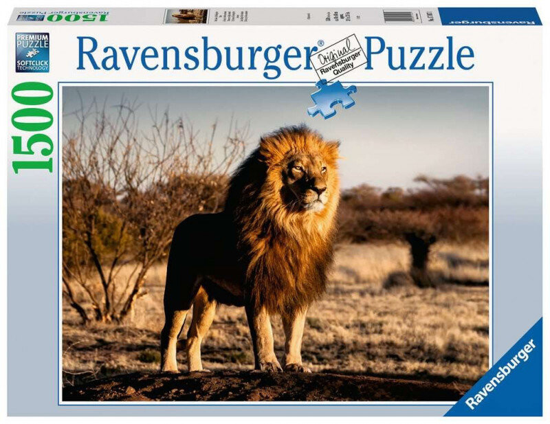 Ravensburger, пазл, Лев, 1500 шт.
Ravensburger, пазл, Лев, 1500 шт.