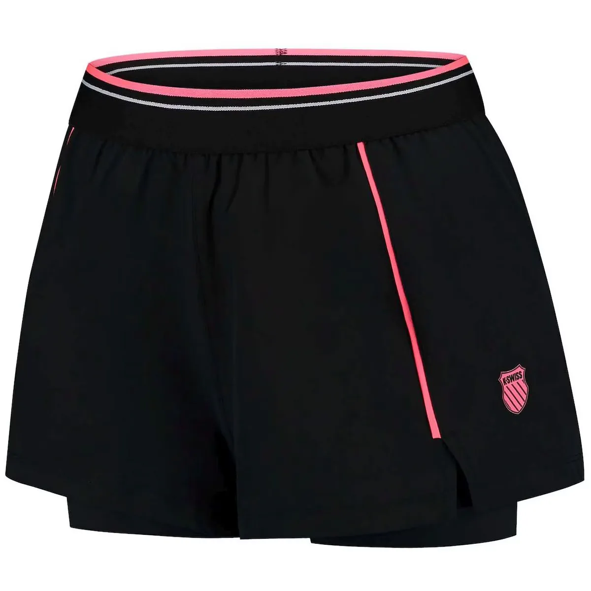 Женские теннисные шорты и шорты для падела HYPERCOURT 7 K· Швейцарский K-Swiss, чёрный
Женские теннисные шорты и шорты для падела HYPERCOURT 7 K· Швейцарский K-Swiss, чёрный