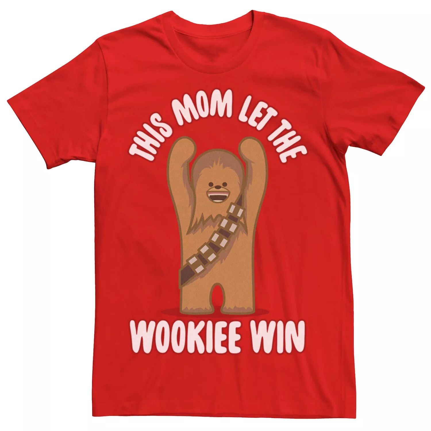 Мужская футболка кавайного цвета This Mom Let The Wookie Win Star Wars
Мужская футболка кавайного цвета This Mom Let The Wookie Win Star Wars